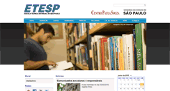 Desktop Screenshot of etesaopaulo.com.br