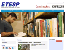 Tablet Screenshot of etesaopaulo.com.br